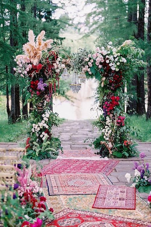déco mariage bohème chic