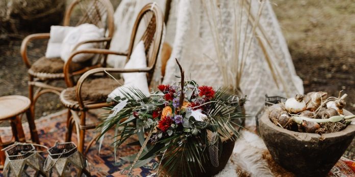 déco mariage bohème chic