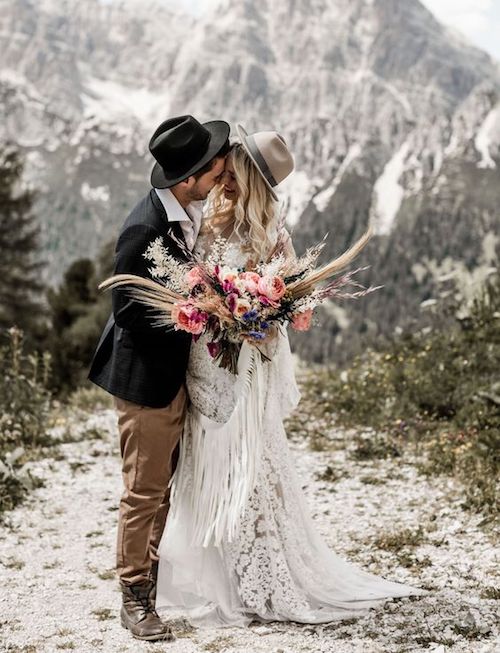 inspiration mariage bohème-chic