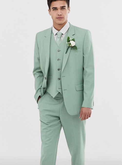 tenue invité mariage vert menthe 