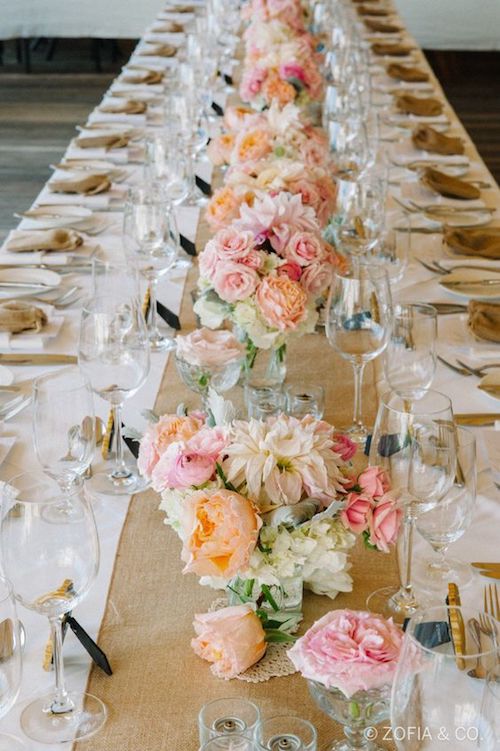 table déco mariage pastel