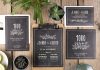 Mariage Déco ardoise : artisanal & chic !