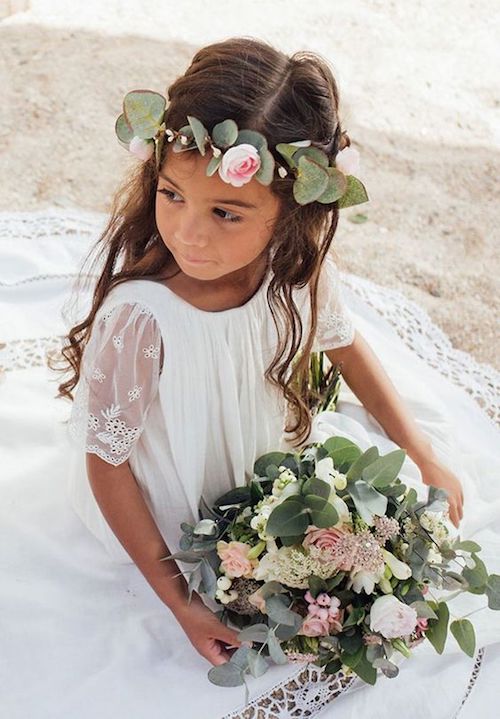 Couronne de Fleurs Enfant - Idées coiffure tendance