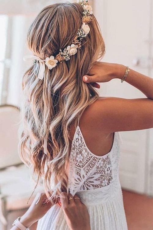 couronne de fleurs mariage