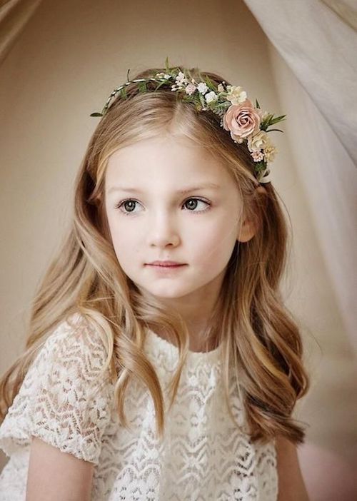 Couronne de Fleurs Enfant - Idées coiffure tendance