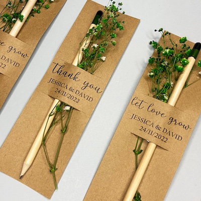 crayon biodégradable mariage