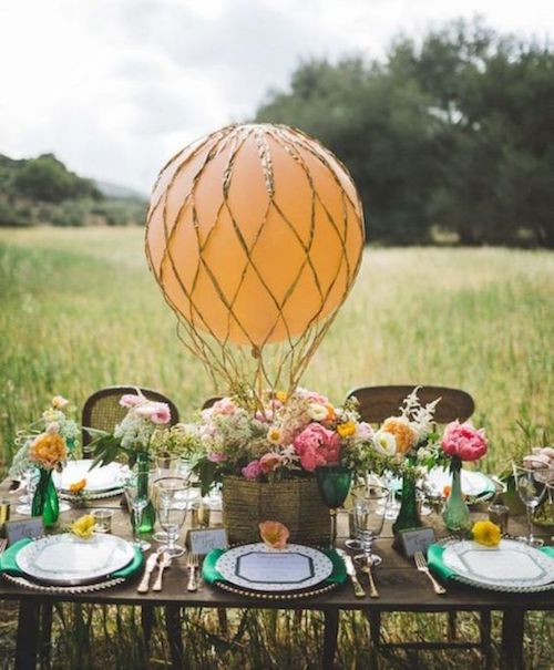 décoration mariage sur le thème du voyage