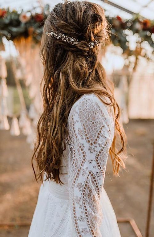 coiffure bohème mariage Pinterest