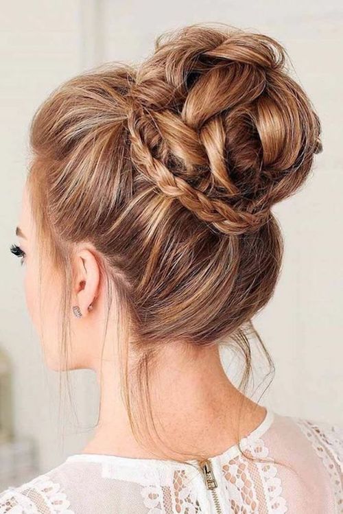 chignon coiffure mariage Pinterest