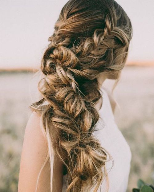 tresse coiffure mariage Pinterest