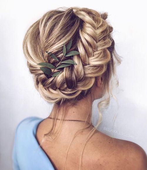 tresse coiffure mariage Pinterest