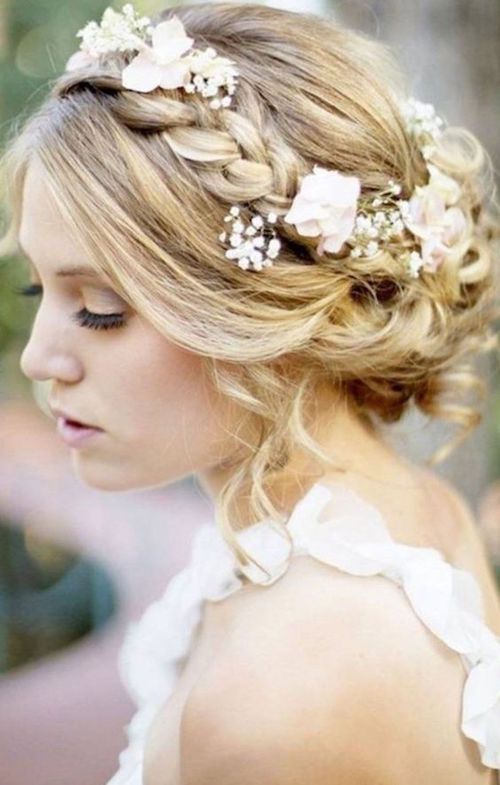 tresse coiffure mariage Pinterest