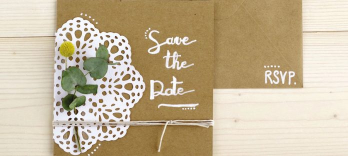 DIY save the date, tuto do it yourself mariage