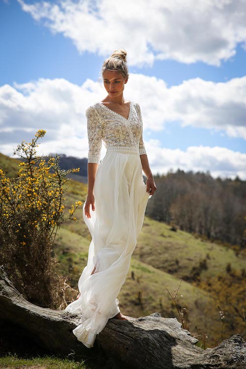 robe de mariée morphologie en A