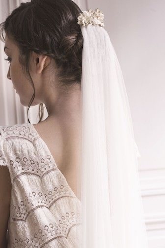 voile mariage, accessoire coiffure mariage