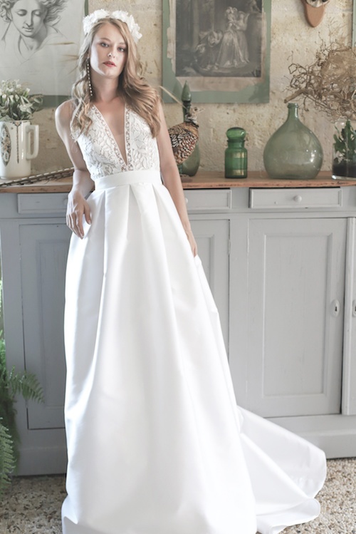 robe style empire mariage