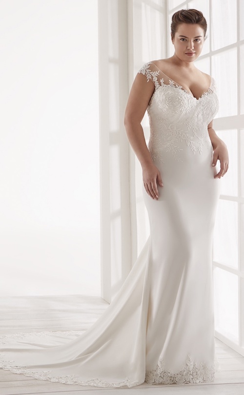 robe de mariage civil grande taille