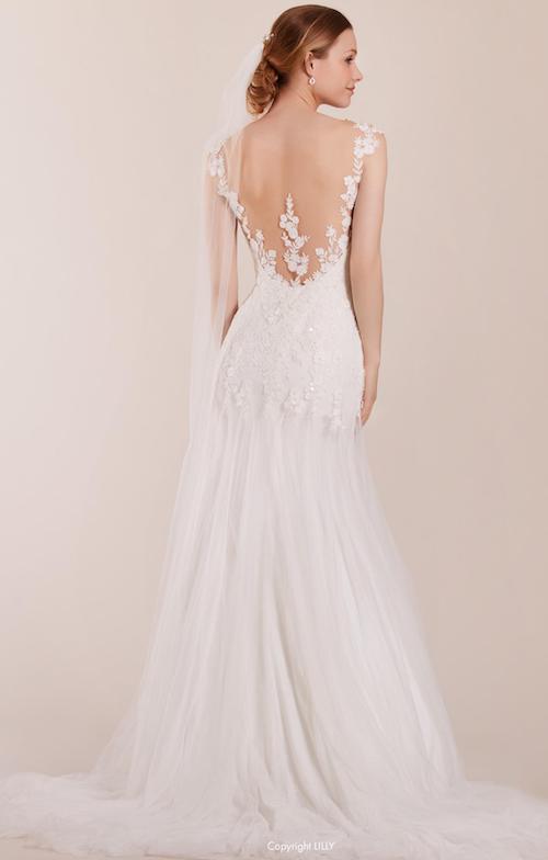 robe de mariée transparente