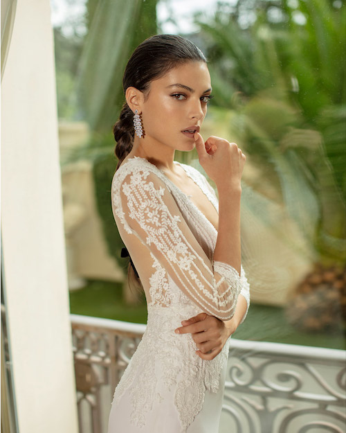 robe de mariée transparente