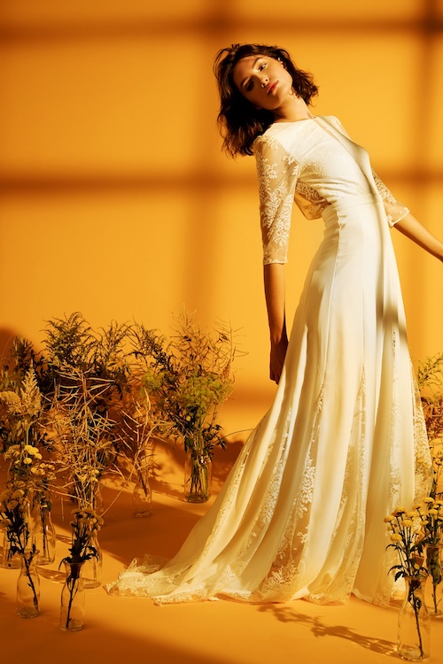 robe de mariée champêtre 2019, tendance mariage