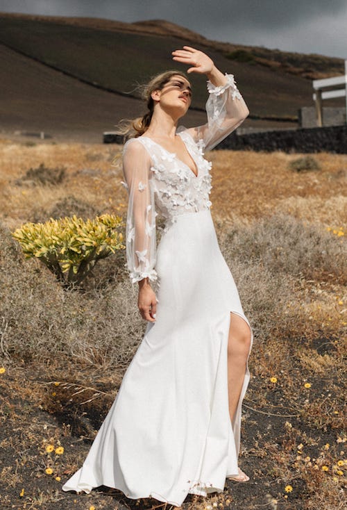 robe de mariée champêtre 2019, tendance mariage