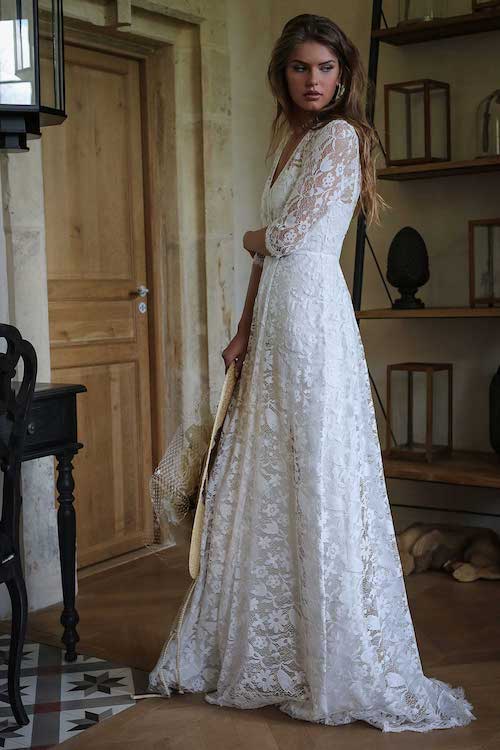 robe de mariée champêtre 