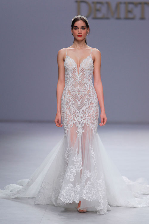 robe de mariée transparente