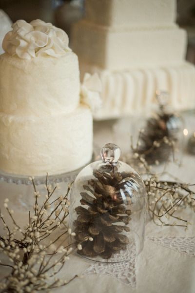 décoration mariage hiver