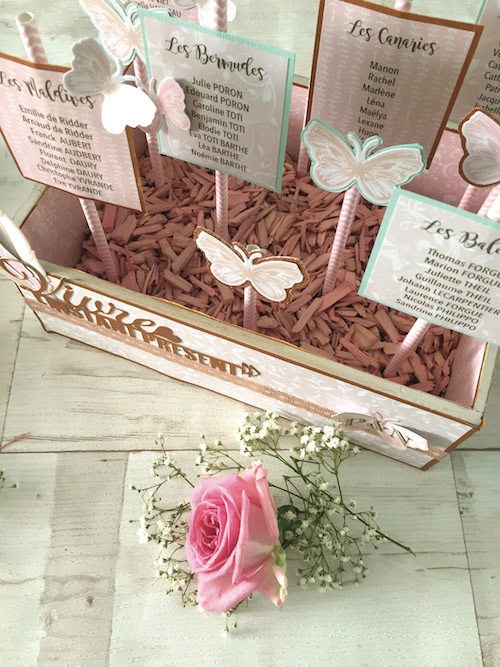 DIY plan de tables mariage