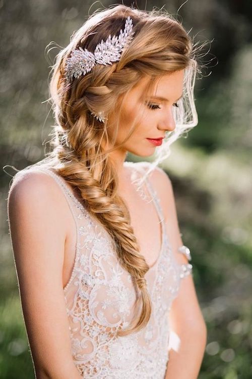 coiffure mariage cheveux longs