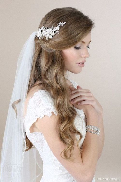 coiffure mariage cheveux longs