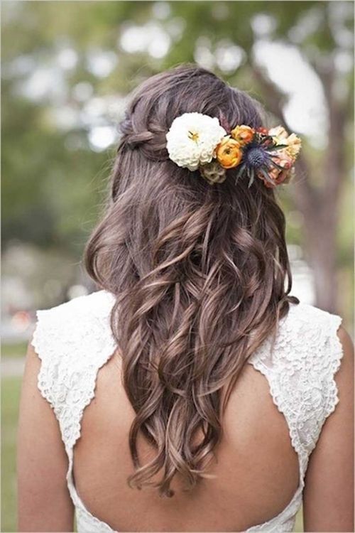 coiffure mariage cheveux longs