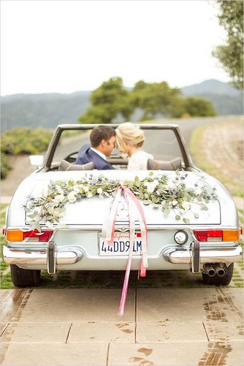 Comment décorer la voiture de son mariage ?