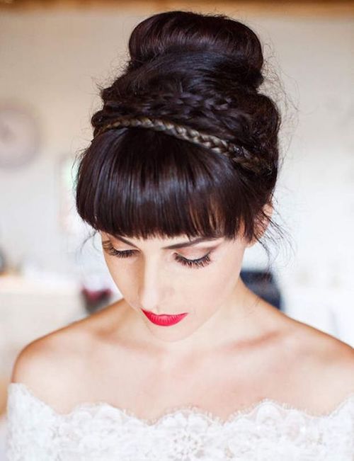 coiffure mariage cheveux longs