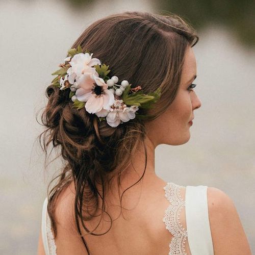 coiffure mariage cheveux longs