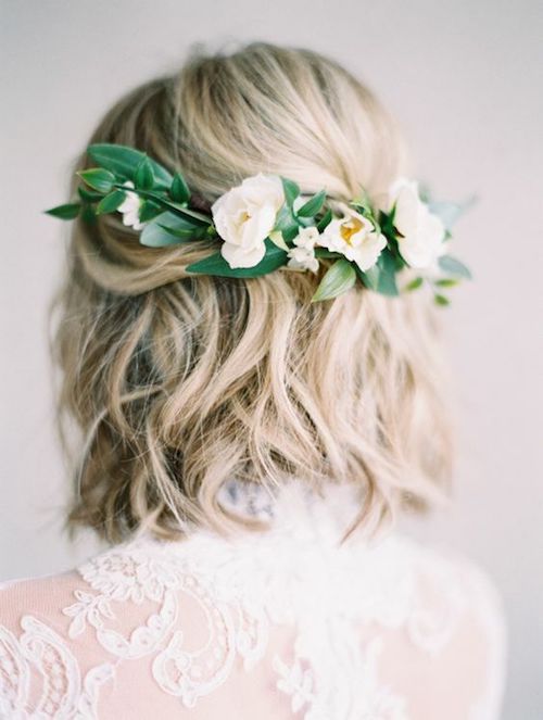 5 Idees De Coiffure Mariage Cheveux Mi Long