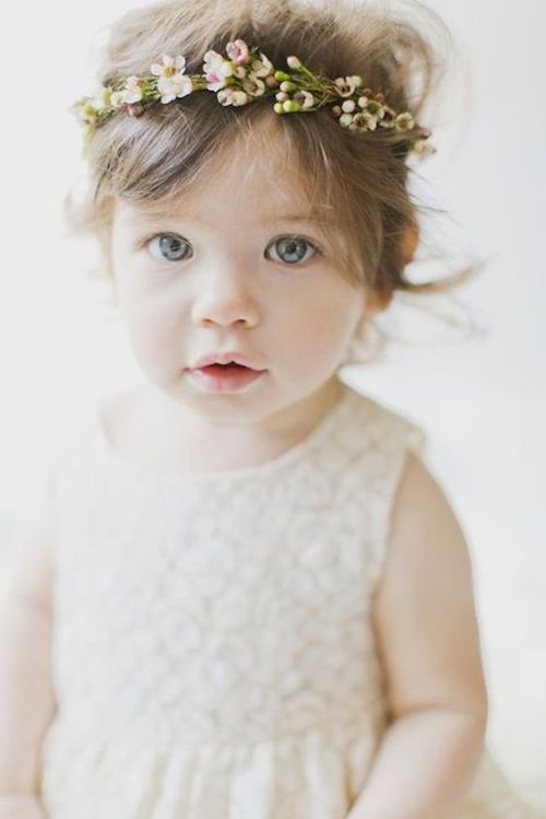 idées coiffure mariage petite fille