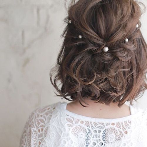 coiffure mariage sur cheveux courts