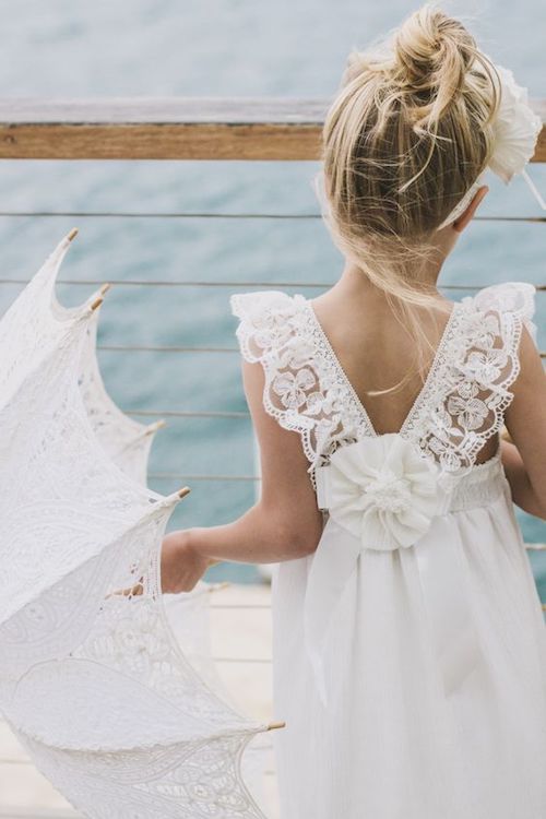 idées coiffure mariage petite fille