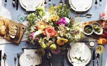 décoration table de mariage