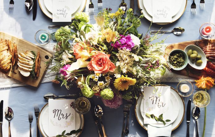 décoration table de mariage