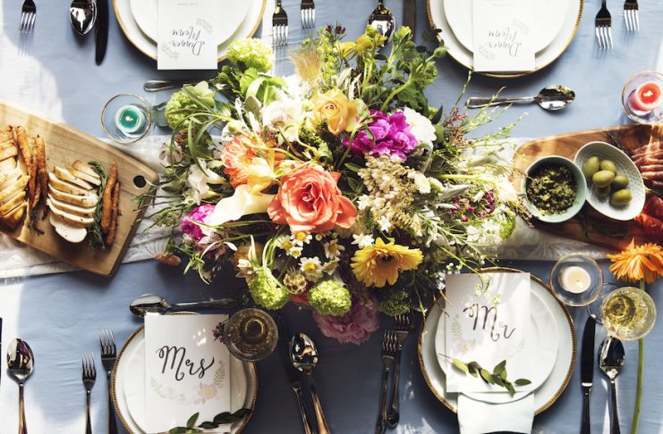 décoration table de mariage