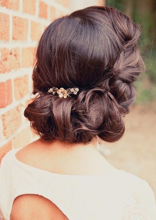 coiffure mariage cheveux mi-long
