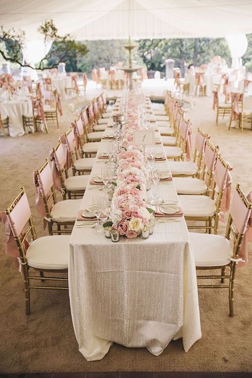 décoration table de mariage