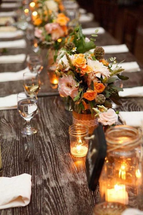 décoration table de mariage