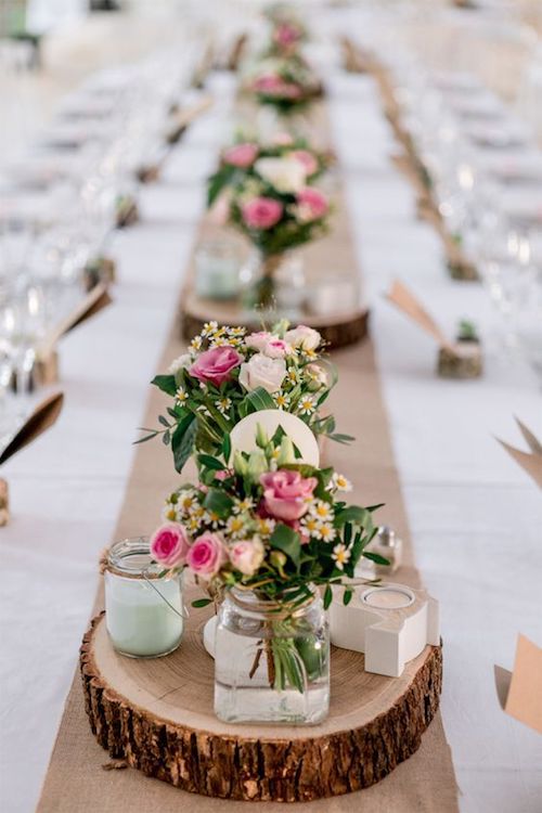 décoration table de mariage