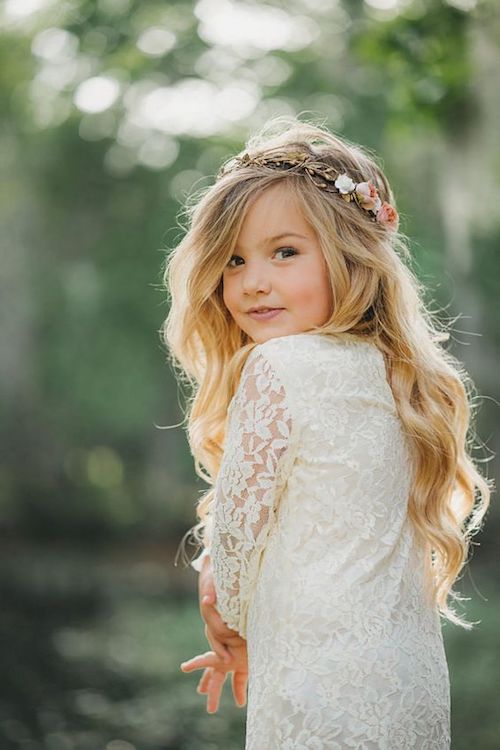 Coiffure Mariage Petite Fille Conseils Coiffure Et Inspirations