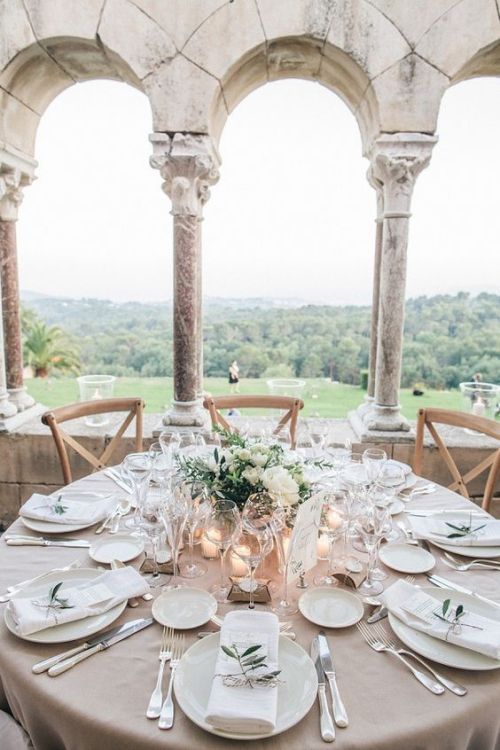 décoration table de mariage