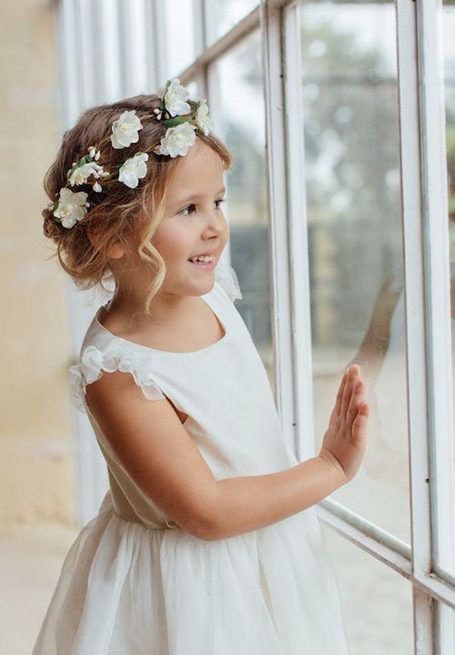 idées coiffure mariage petite fille