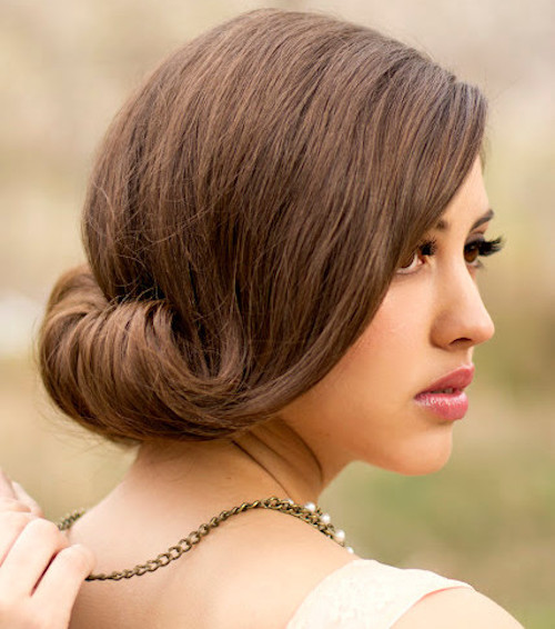 coiffure mariage cheveux mi-long